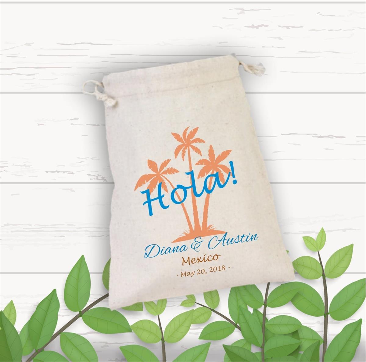 Hola Palm Mexika Themed Single Bachelor Gift Diaper Pouch