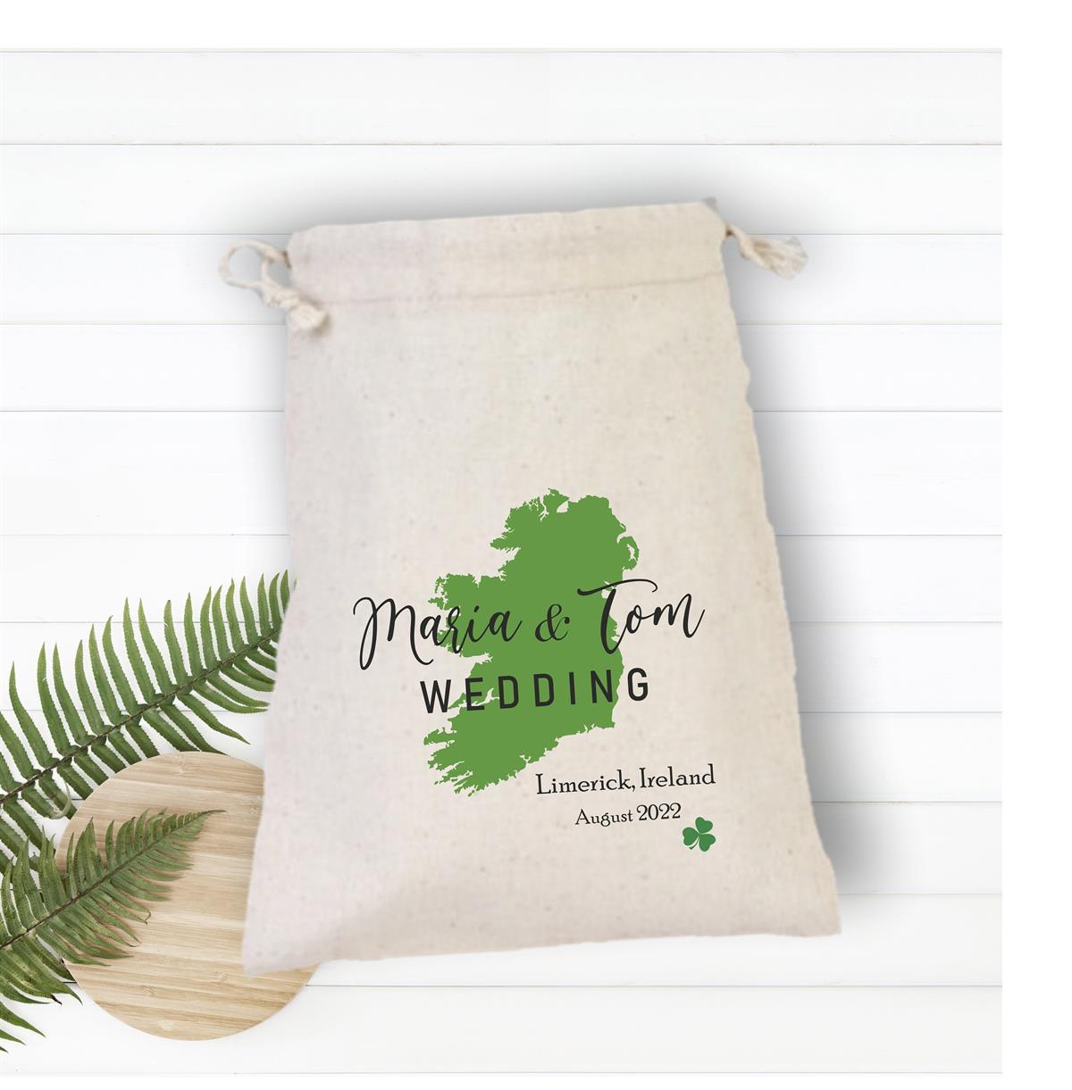 IRlanda Themed Gift Wedding Pouch