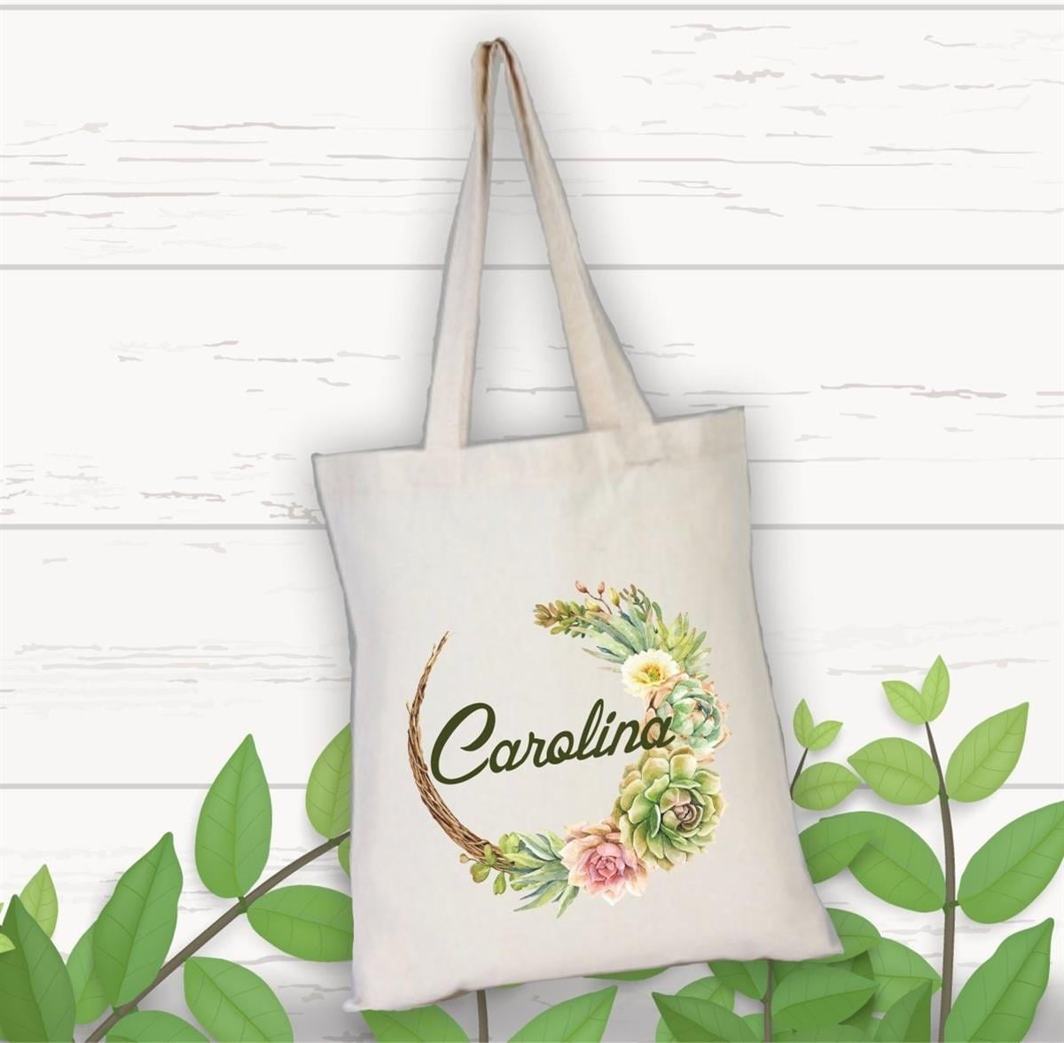 Cactus Themed Personalized Cloth Bag