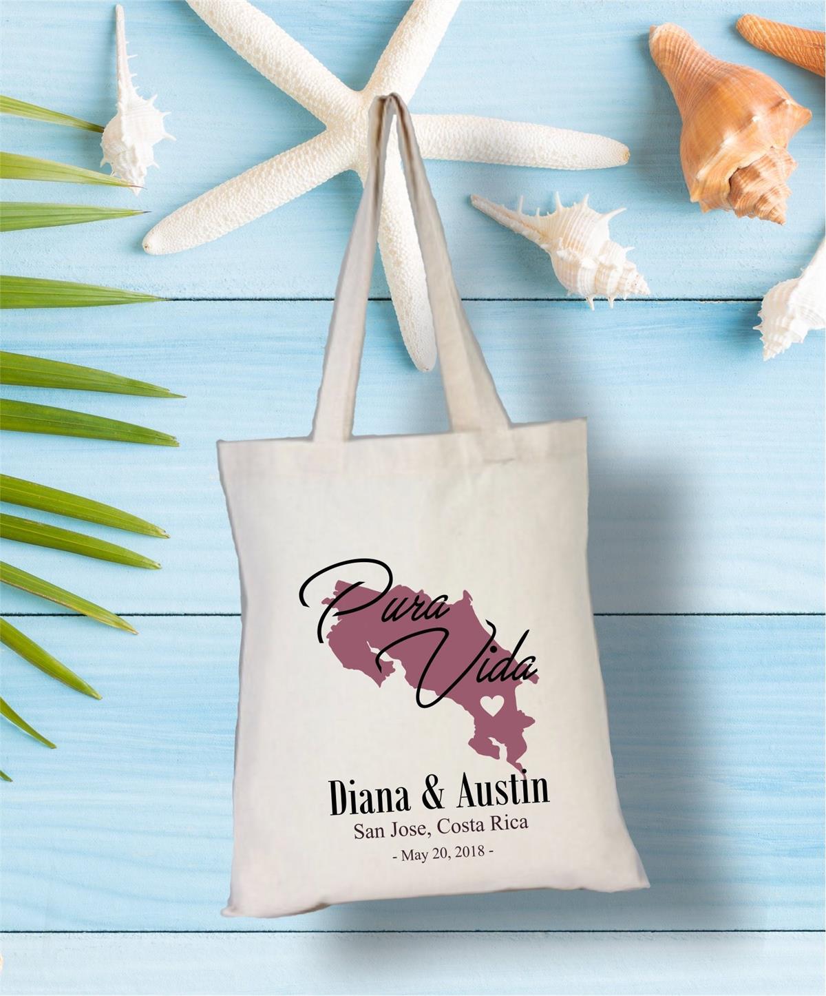 Cloth Bag for Costa Costa Rica Themed Bachelor Party