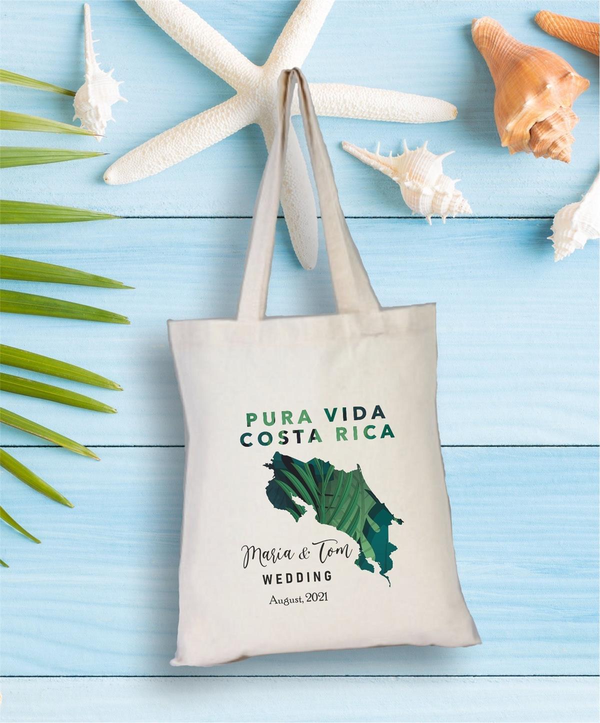 Personalized Costa Rica Themed Gift Cloth Bag
