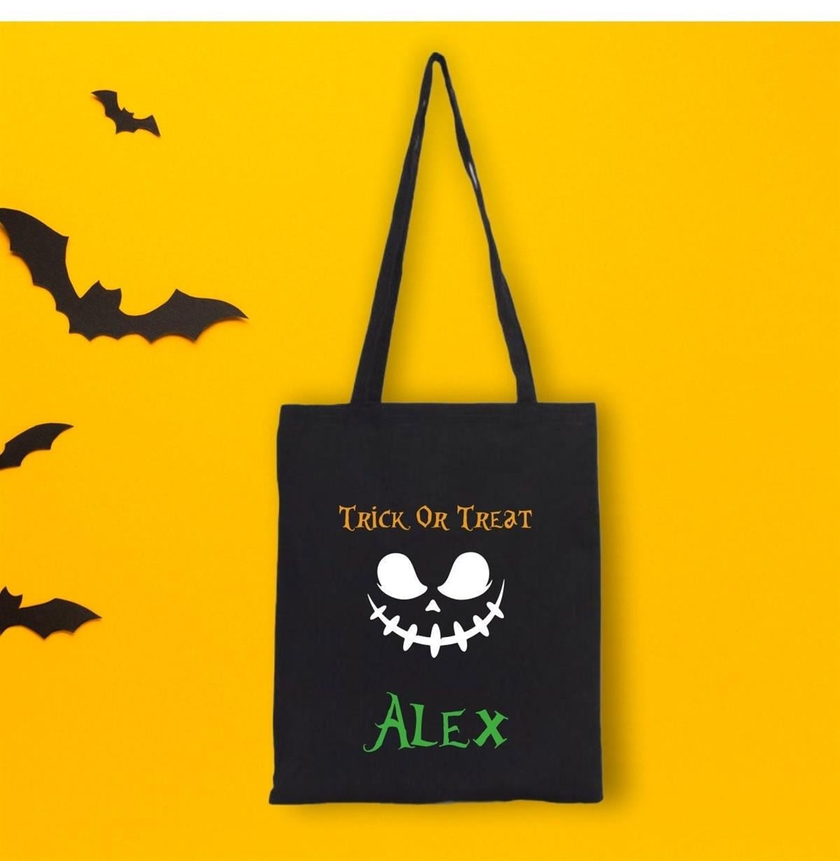 Black Sugar Collection Bag for Personalized Halloween Party