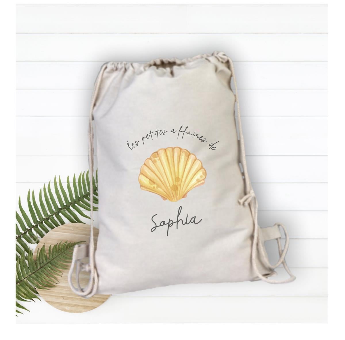 Cloth backpack to put personalized pool materials