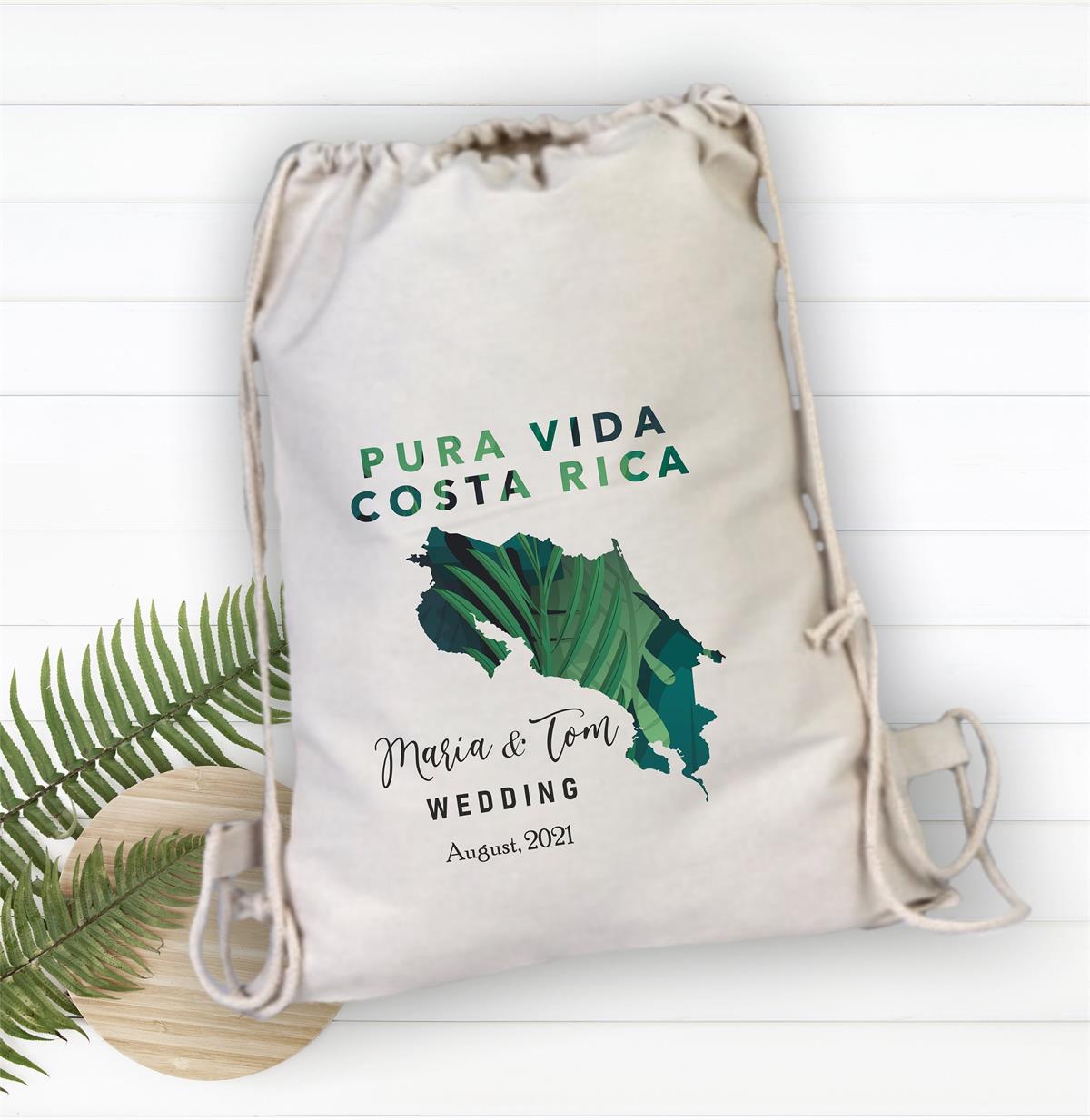 Cuta Backpack for Personalized Costa Rica Themed Single Party