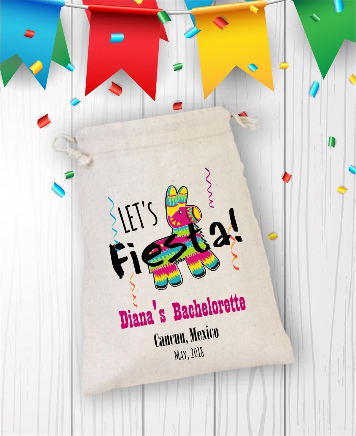 Personalized Mexican Themed Dia Bouch