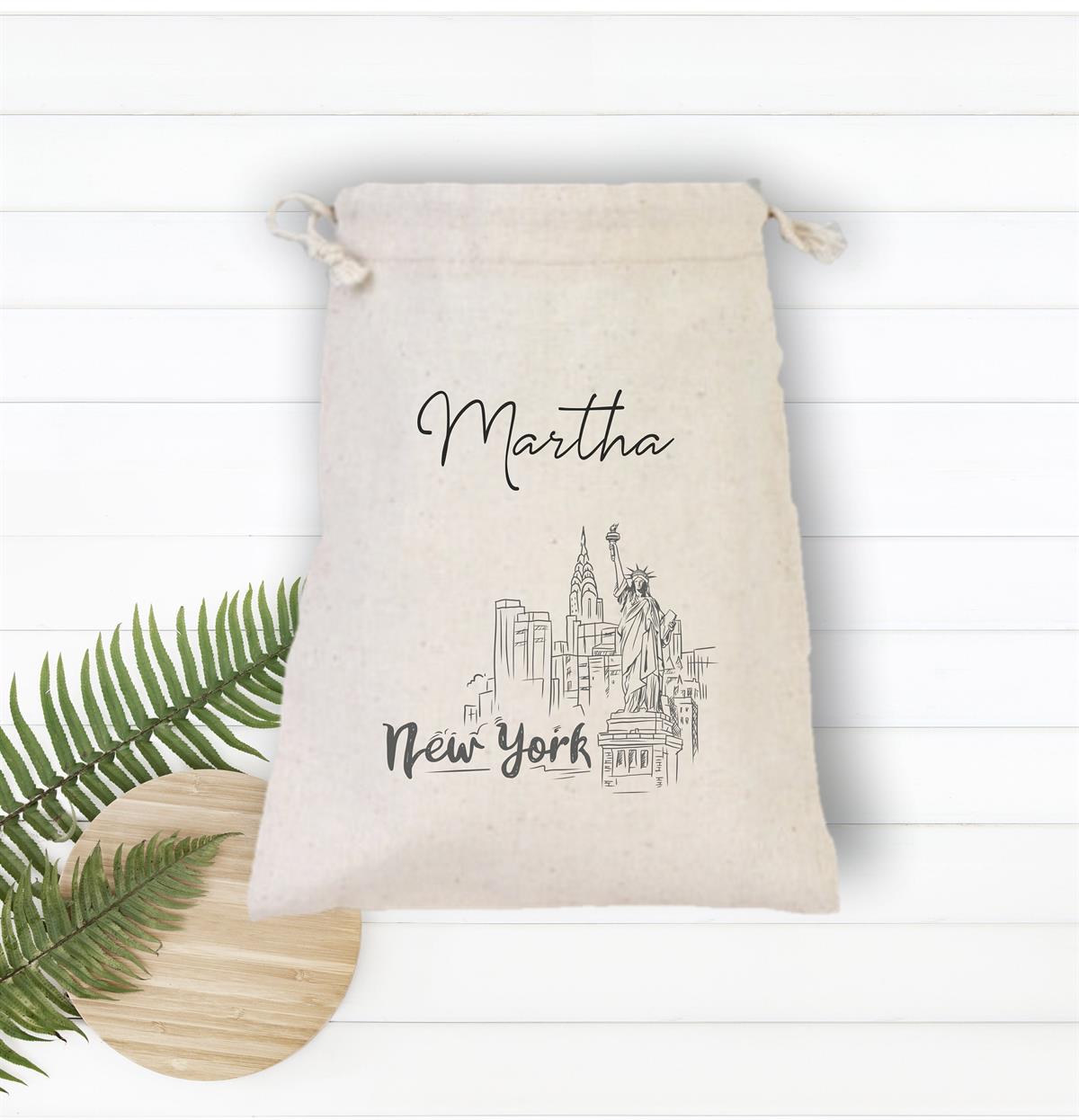 A personalized New York themed single bachelor party
