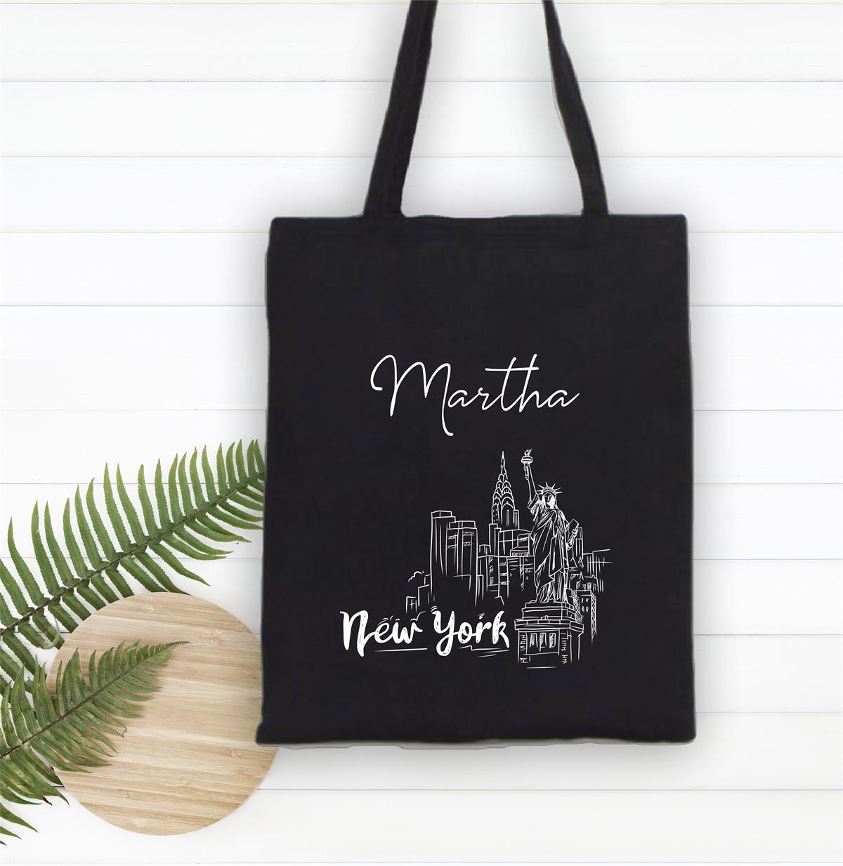 Cloth Bag for a personalized New York themed bachelor party