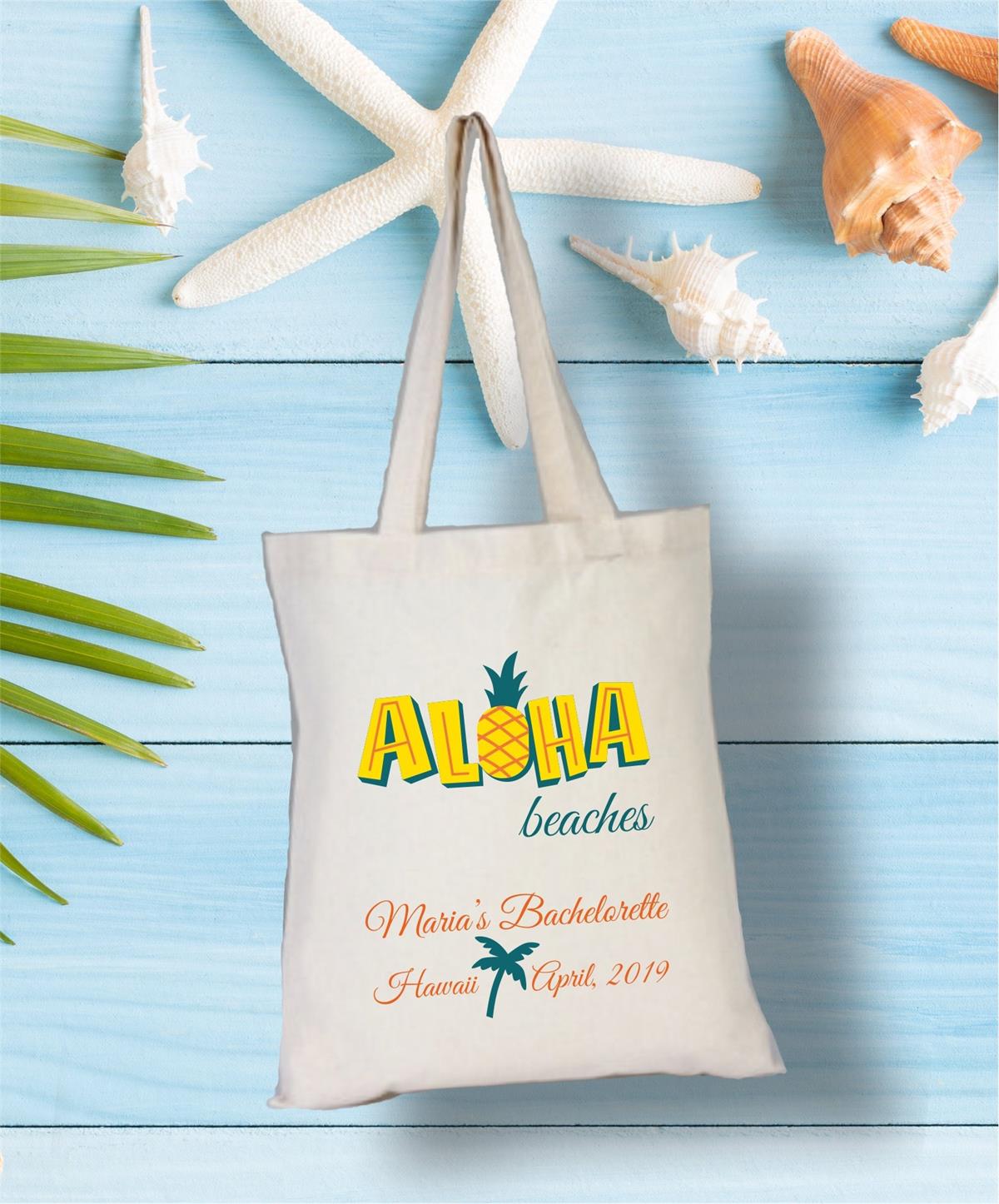 Cloth Bag for a Single Palm Patterned Single Night