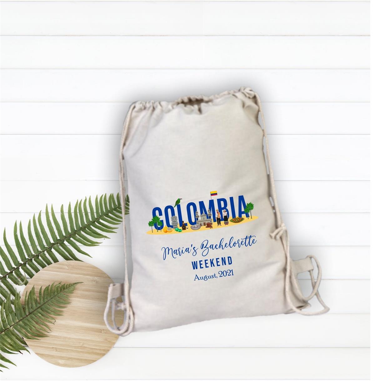 Personalized Travel Themed Backpack