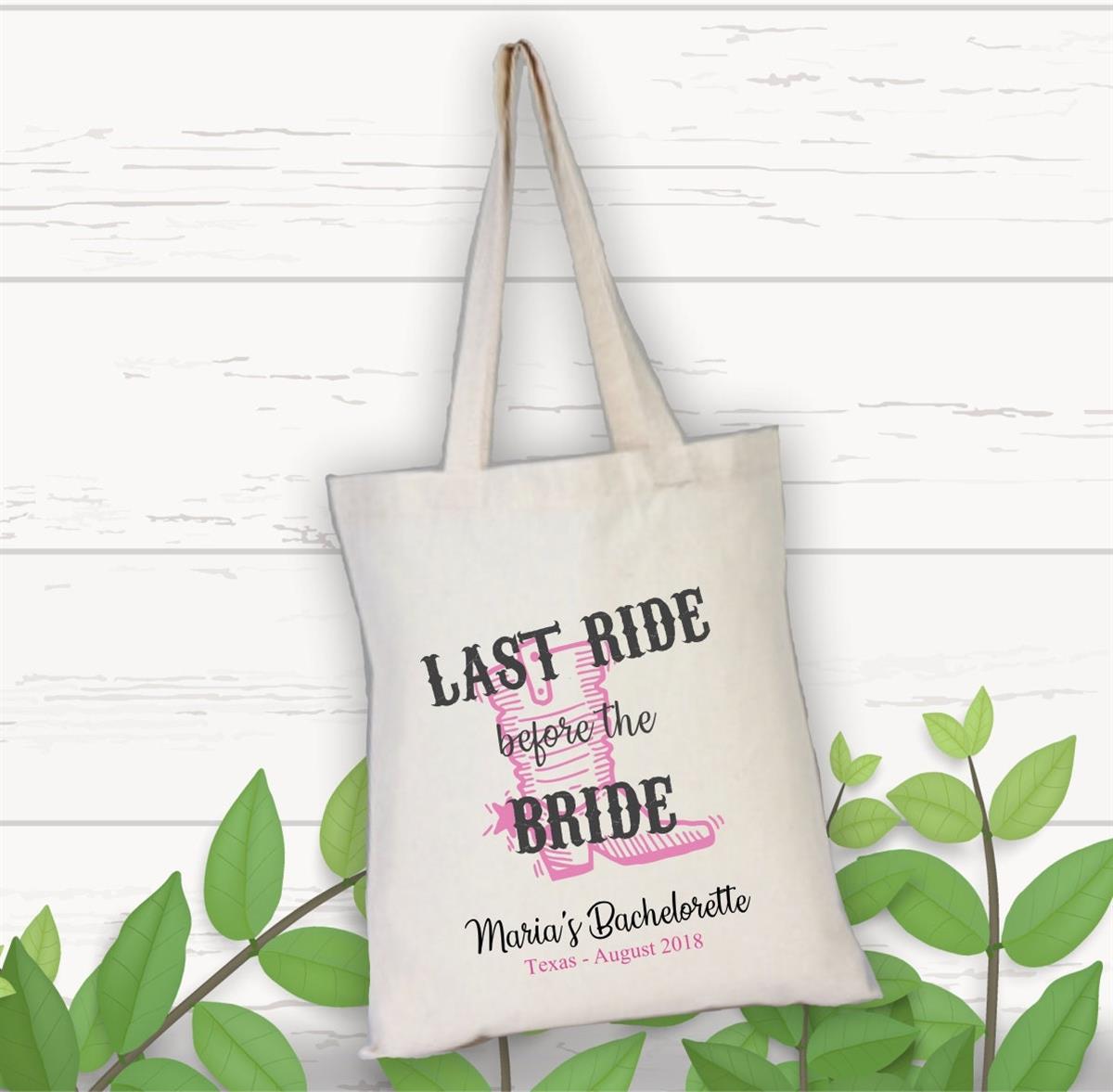 Cloth Bag for a personalized Texas themed single farewell party