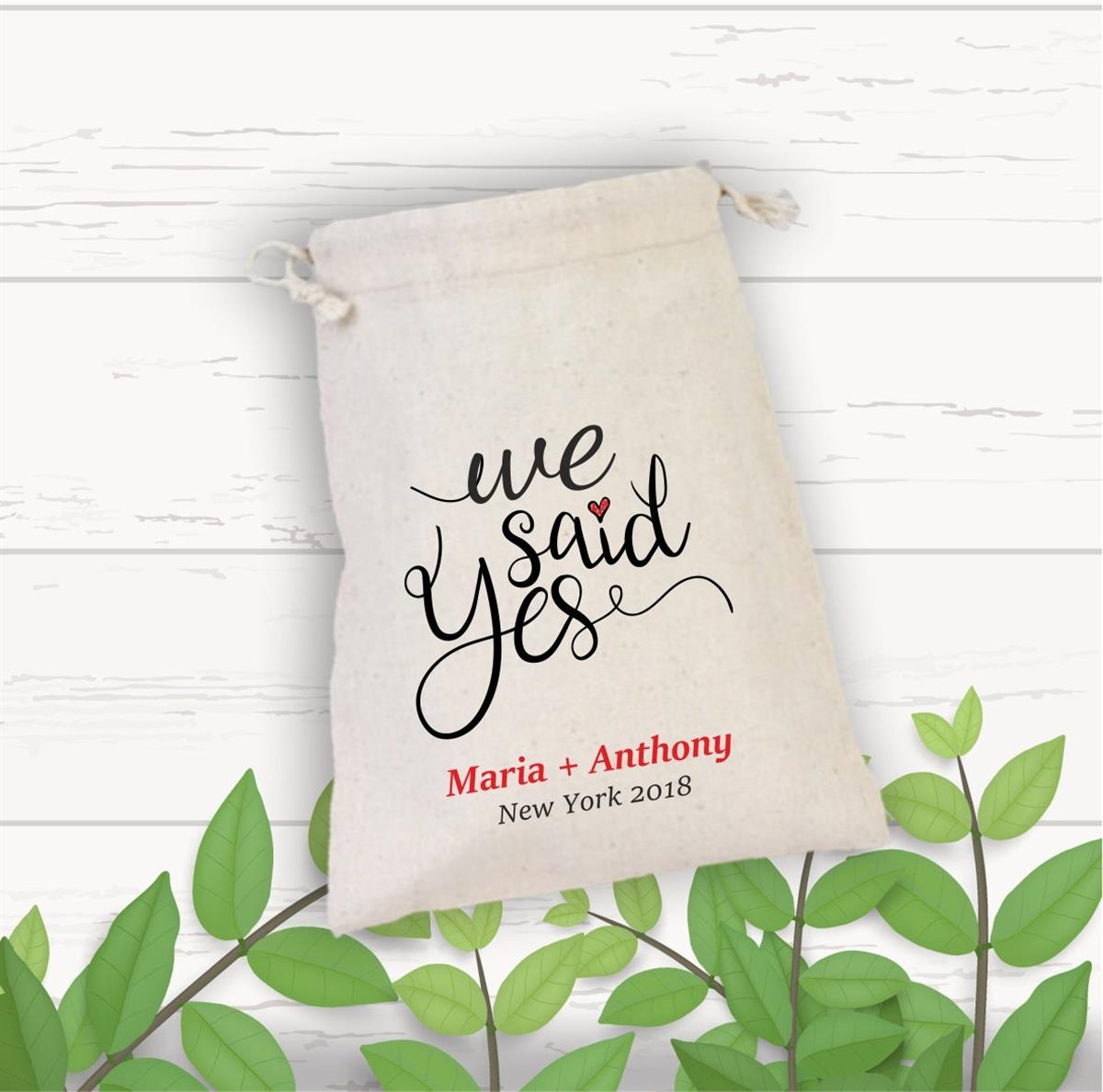 Personalized We Said Yes