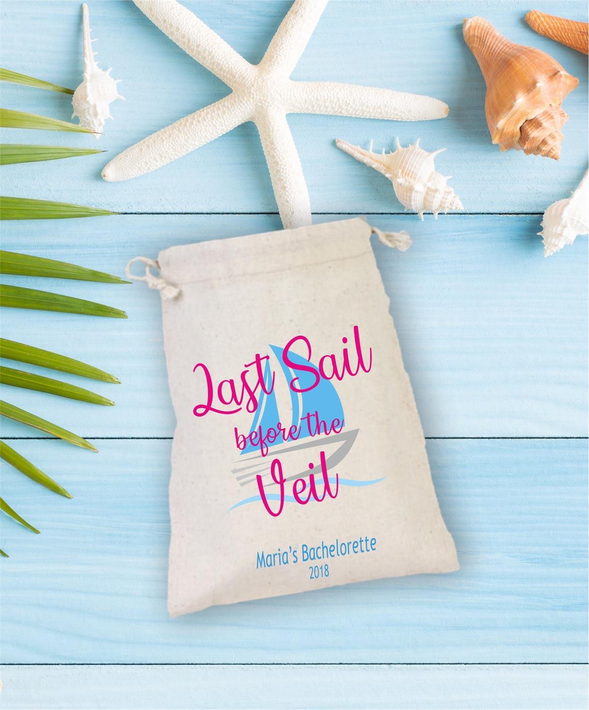 Personalized last sail before the veil is a written bachelor party