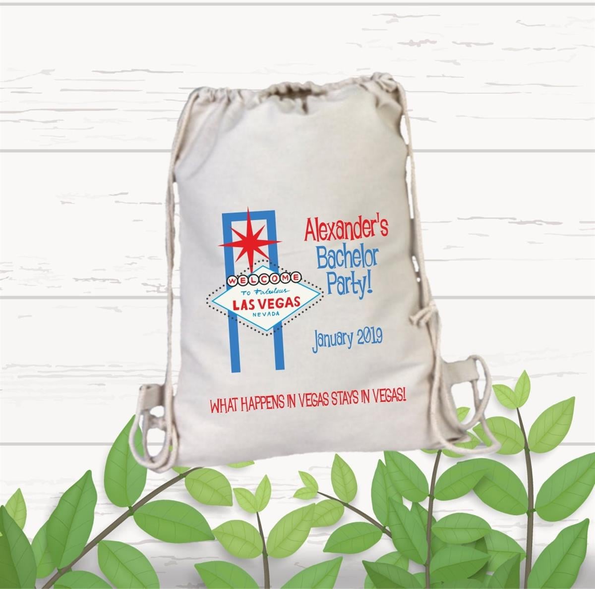 ''Las Vegas'' themed bachelor party backpacks