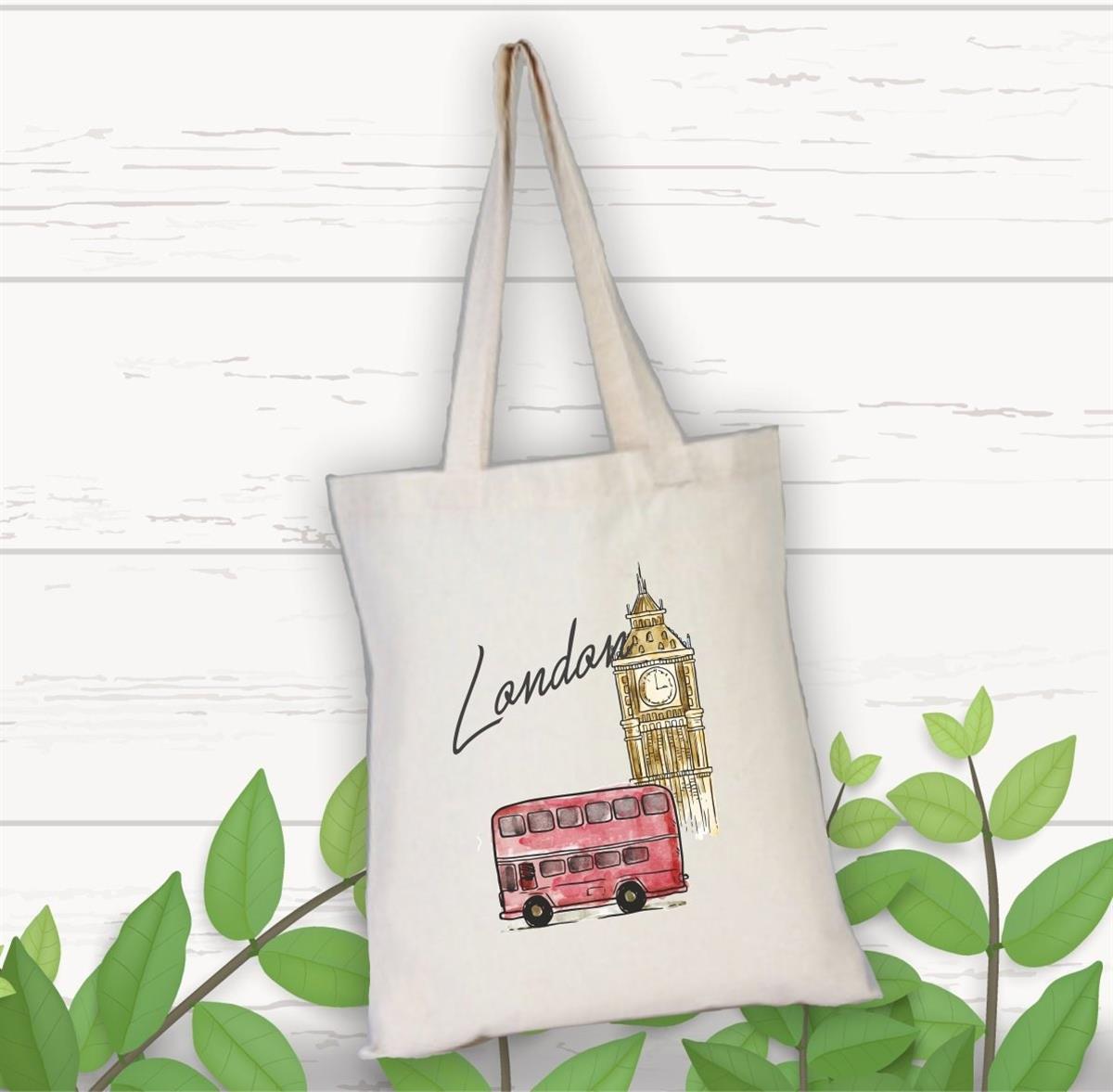 London themed cloth bag
