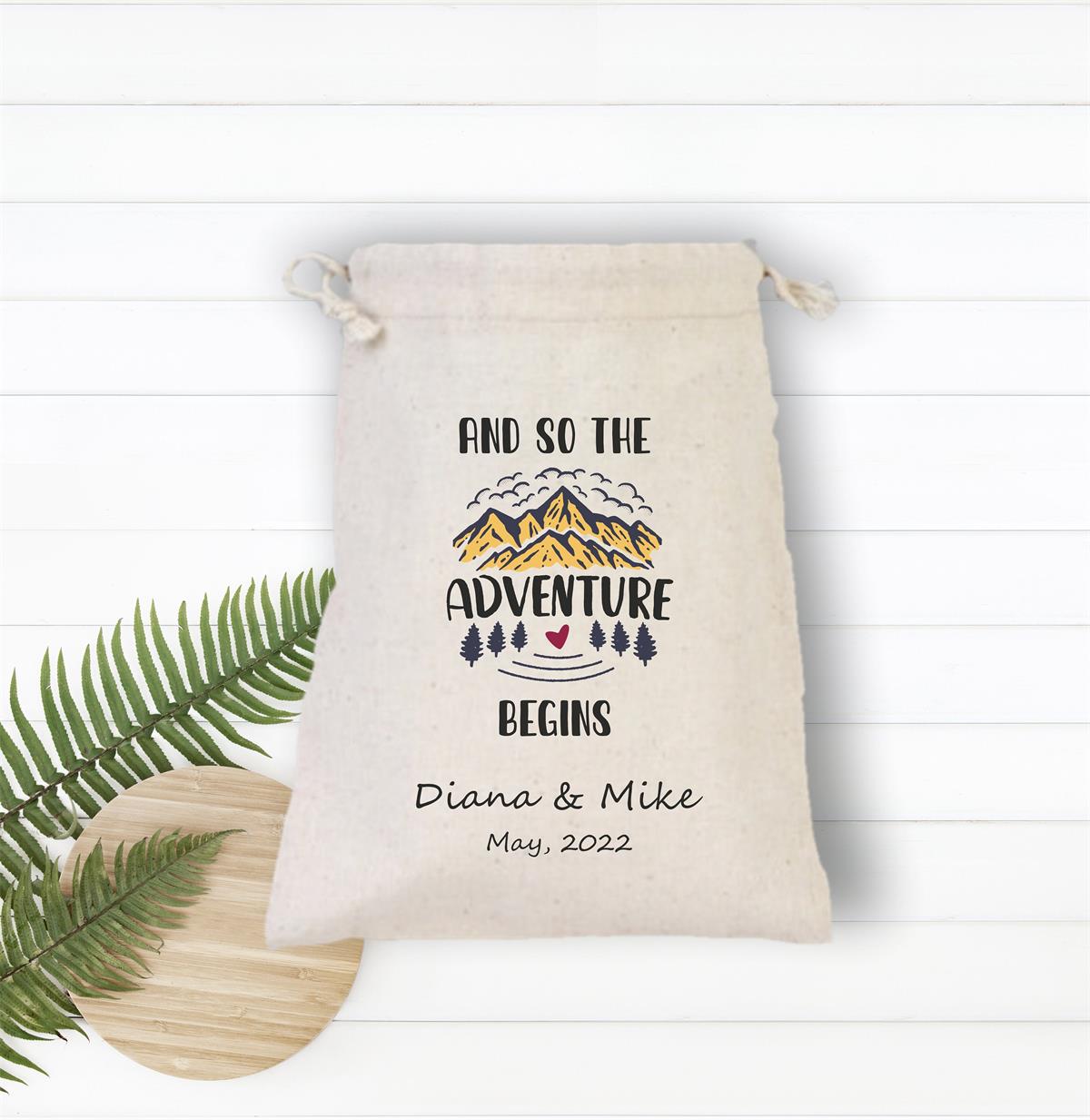 Adventure begins! Gift pouch