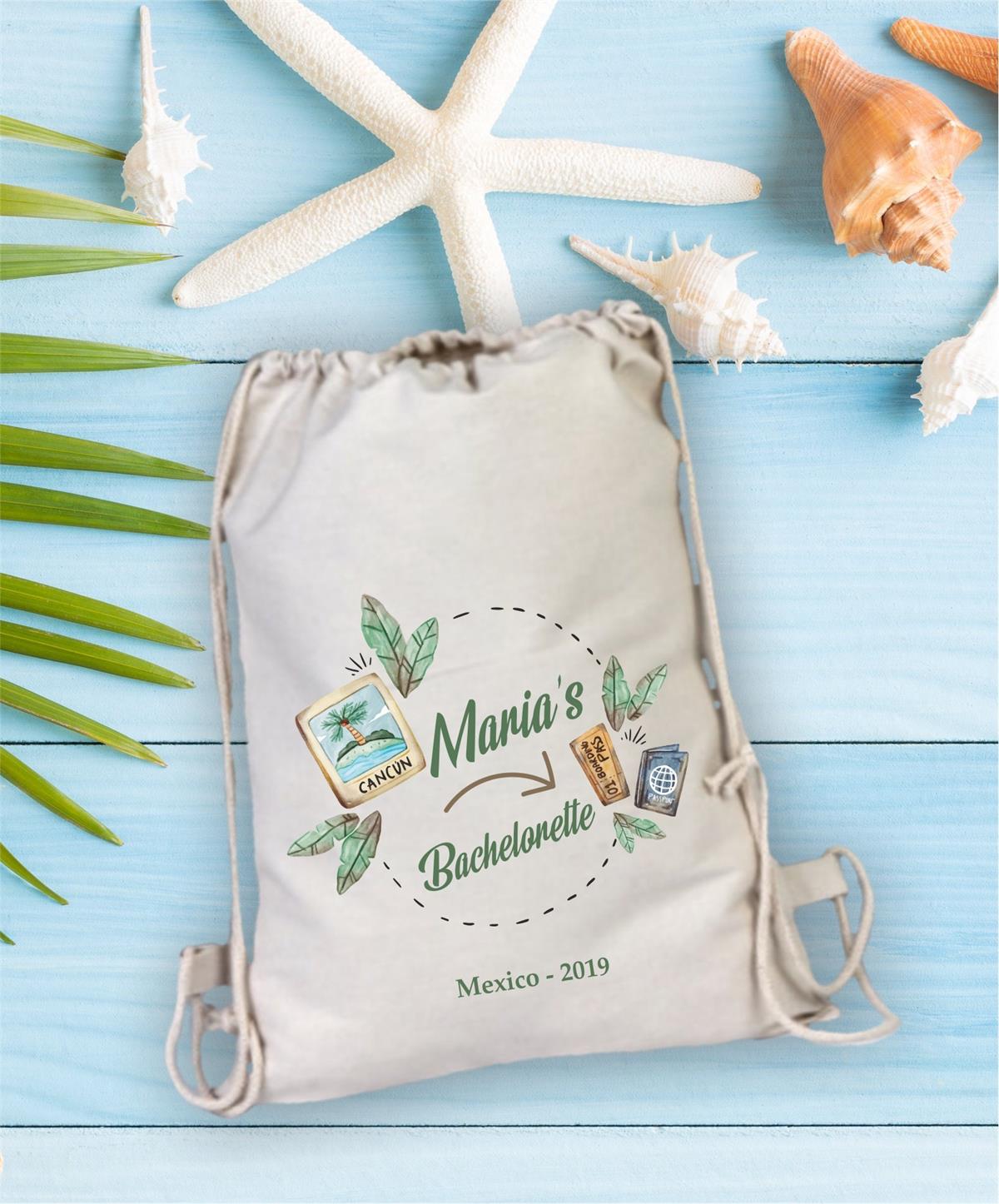 Mexican -themed single farewell party backpack