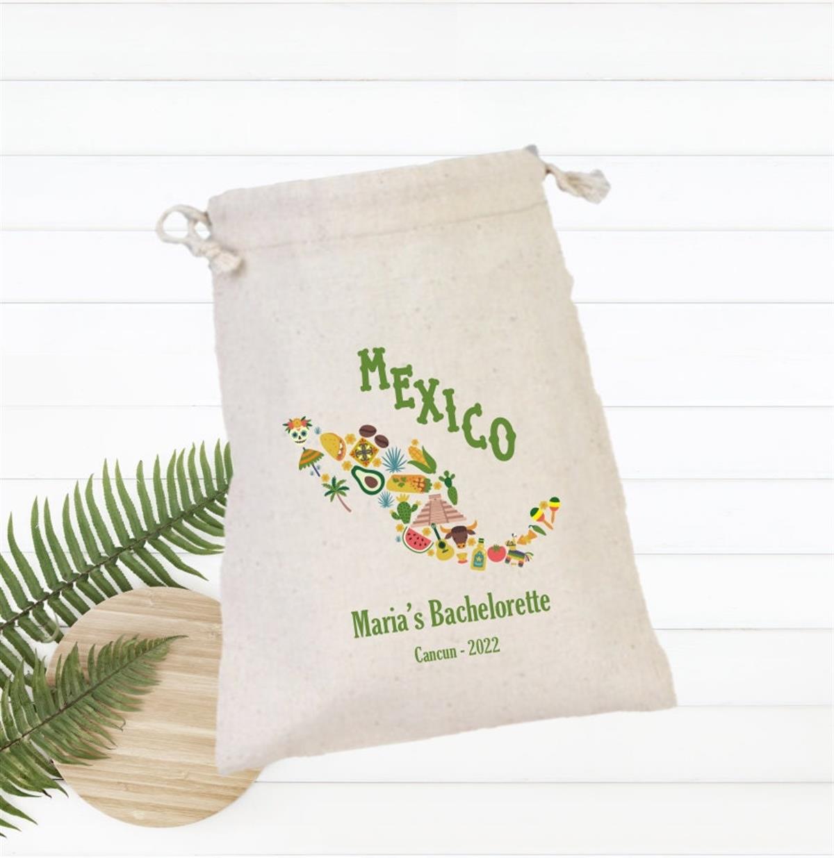 Mexican Themed Personalized Single Bachelor Party Gift Diaper Pouch