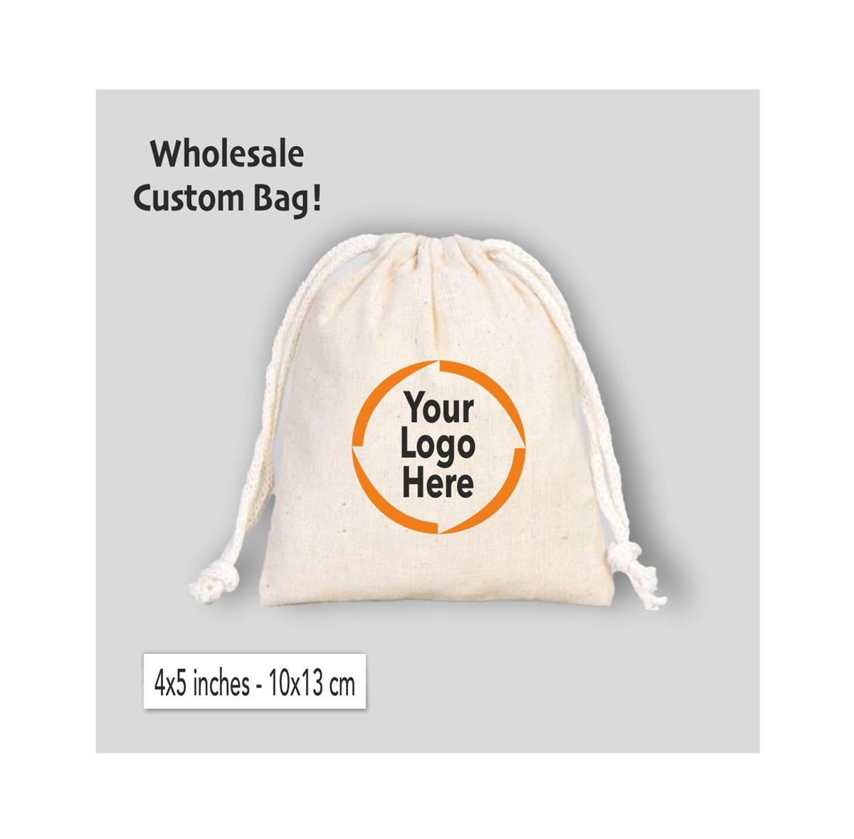 Customizable 10x13 cm cloth pouch, promotional cloth bag