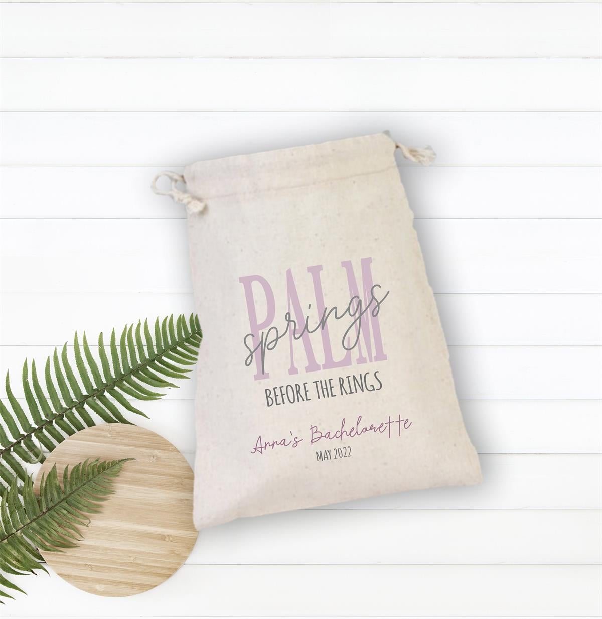 Palm themed bachelor party gift diaper pouch