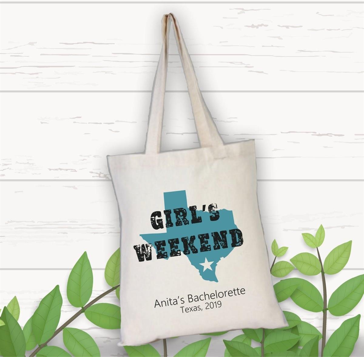 Texas themed gift cloth bag