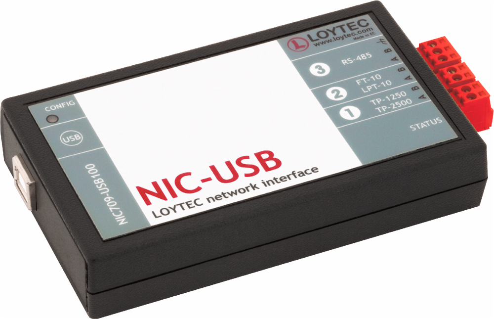 LoytecNIC709-USB100Loytec NIC709-USB100 USB-Çevirici Interface