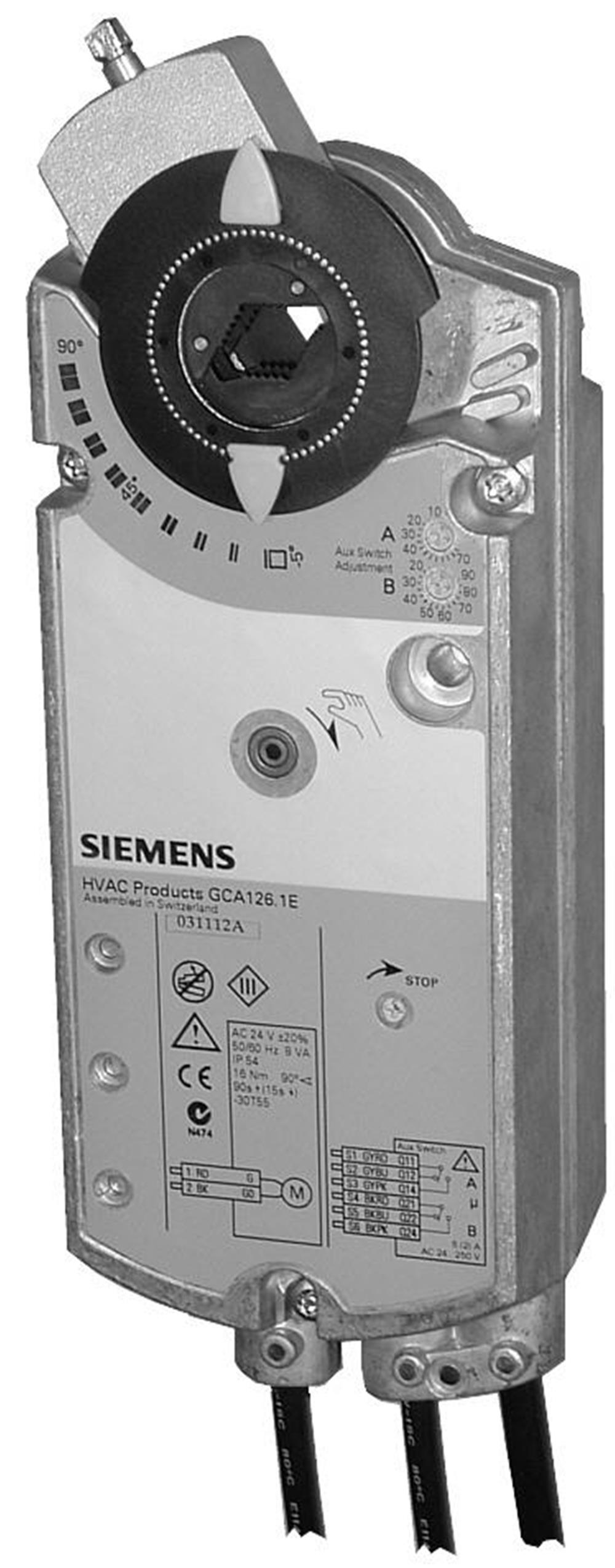 SiemensGCA326.1ESiemens GCA326.1E Rotary Tip Hava Damper MotoruRotary Hava Damper Motorları