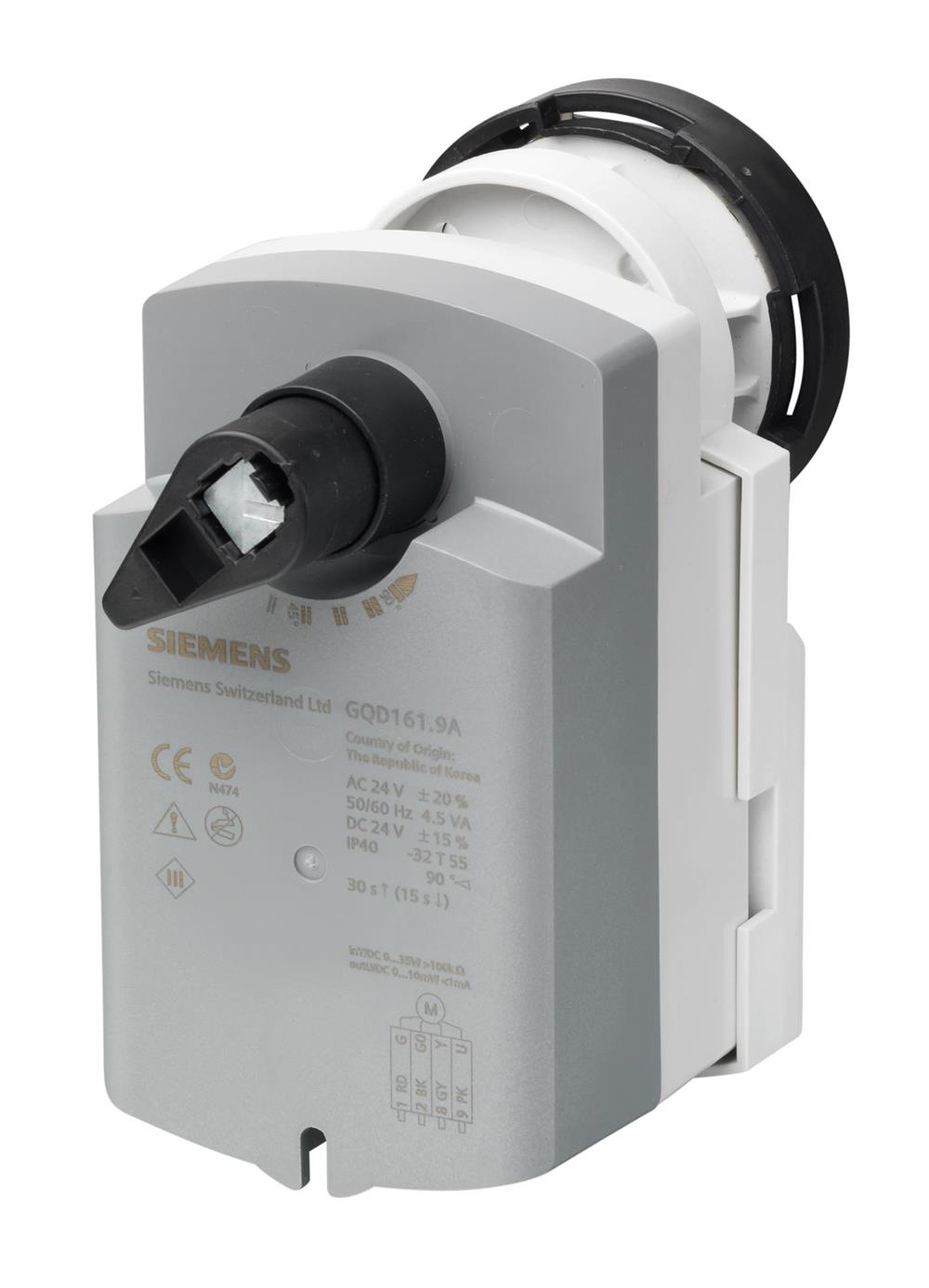 SiemensGQD321.9ASiemens GQD321.9A Küresel Vana Motoru AC 230 V, On-Off, 2 Nm2 ve 3 Yollu Vana Motorları