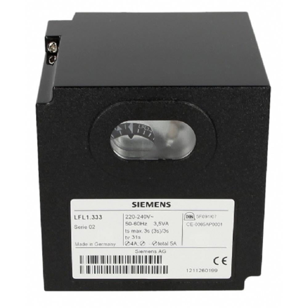 SiemensLFL1.333Siemens LFL1.333 Orta ve Büyük Kapasiteli, Fasılalı Çalışan, Çok Kademeli veya Oransal Gaz veya Çift Yakıtlı Brülörler İçinBrülör Yedek Parçaları