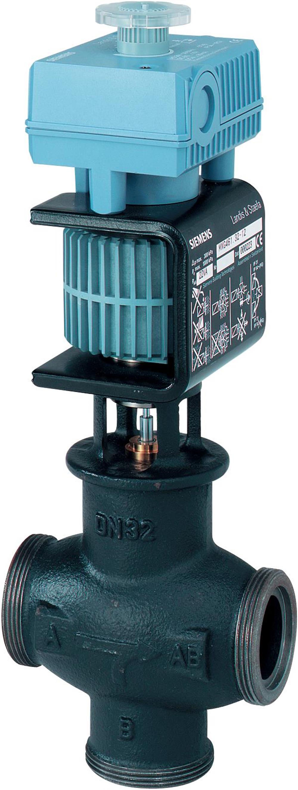 SiemensMXG461.25-8.0Siemens MXG461.25-8.0 2 Yollu Manyetik Dıştan Dişli Kontrol Vanası, PN16, DN25 (1'')Manyetik Vanalar