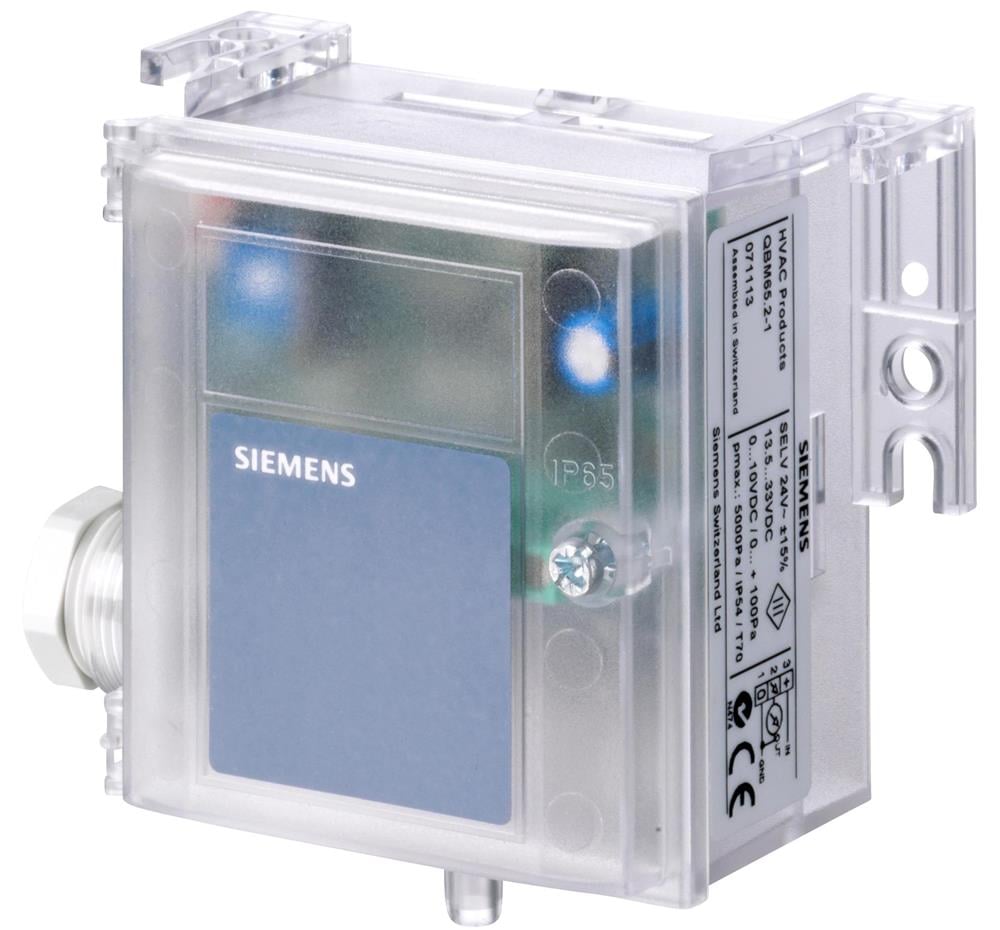 SiemensQBM3020-1USiemens QBM3020-1U Fark Basınç Sensörü (Hava)Fark Basınç Sensörleri