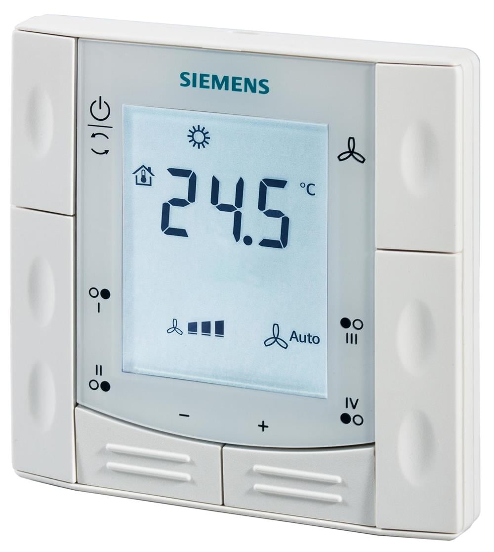 SiemensRDF600KN/SSiemens RDF600KN/S KNX Haberleşmeli Dijital Kablolu Sıva Altı Fan Coil Oda TermostatıDijital Kablolu Fan Coil Termostatları