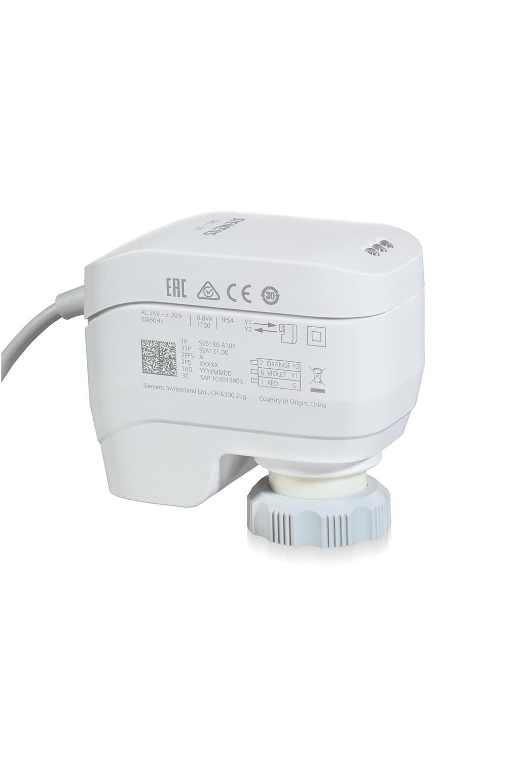 SiemensSSA331.00Siemens SSA331.00 Kombine Balans Vana Motoru AC 230 V, 3P, Yüzer Kontrol, 100 NKombine Dinamik Balans Vanası Motorları