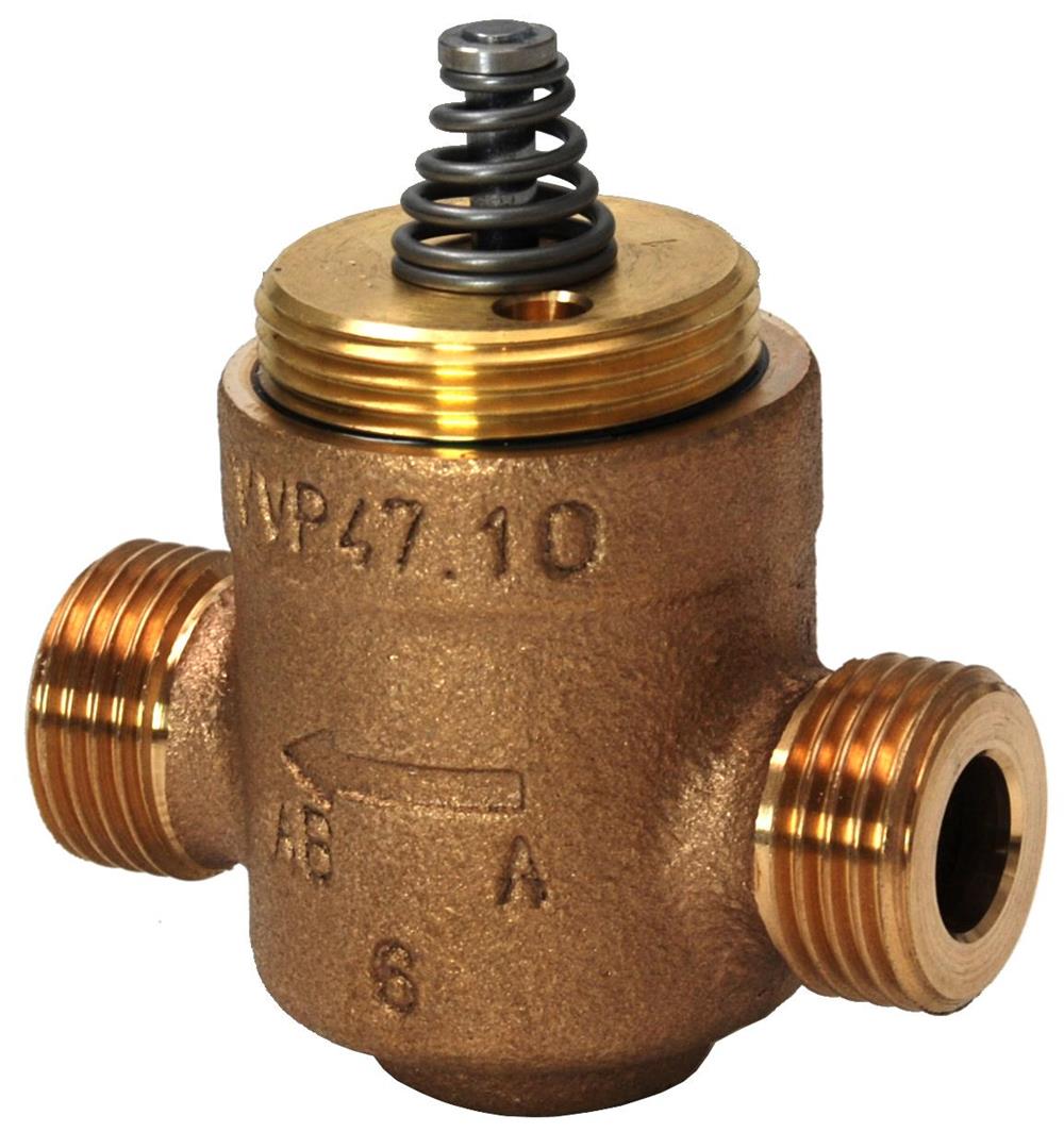 SiemensVVP47.10-0.25Siemens VVP47.10-0.25 2 Yollu Lineer Tip Dış Dişli Vana Gövdesi, DN10 (3/8