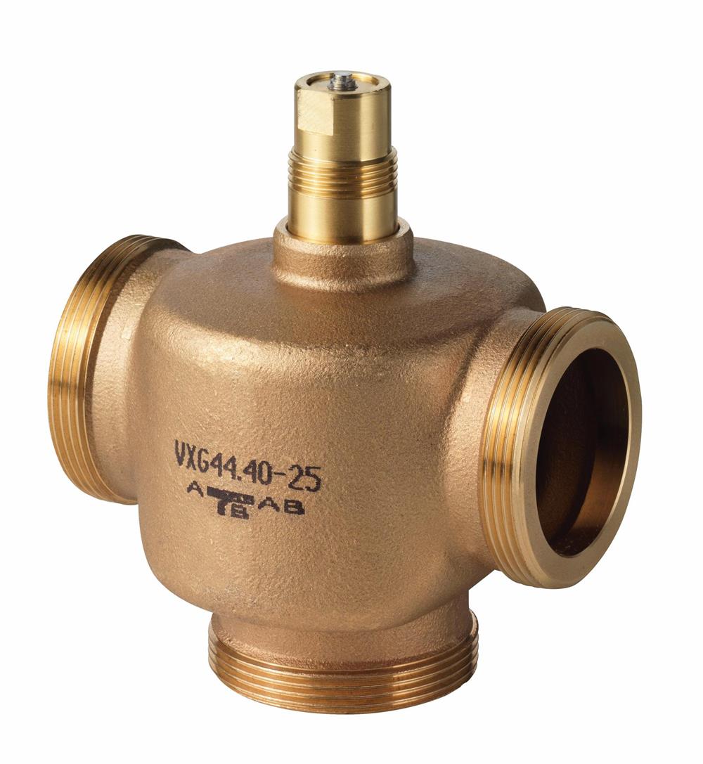SiemensVXG44.40-25Siemens VXG44.40-16 3 Yollu Lineer Tip Dış Dişli Vana Gövdesi, DN40 (1 1/2