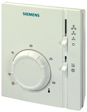 SiemensRAB11Siemens RAB11 Mekanik Kablolu Fan Coil TermostatıMekanik Fan Coil Termostatları