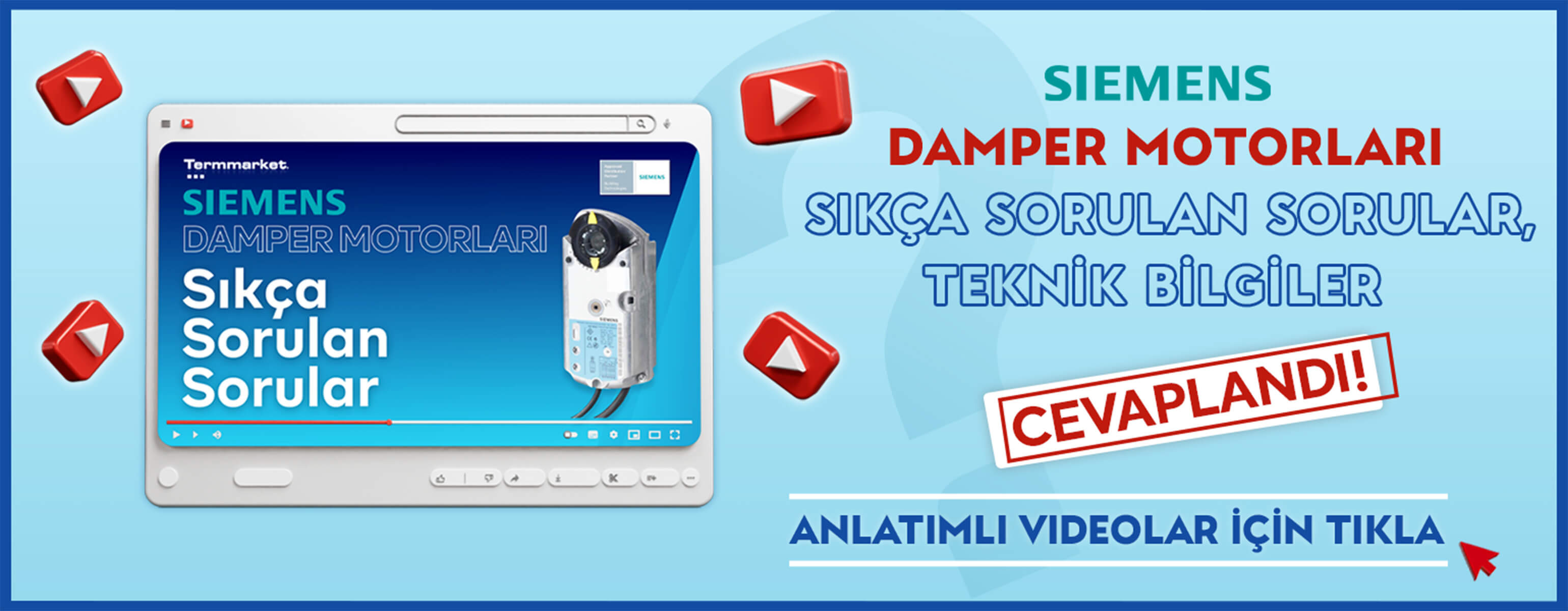 Damper Motorları Teknik Bilgiler ve Sıkça Sorulan Sorular