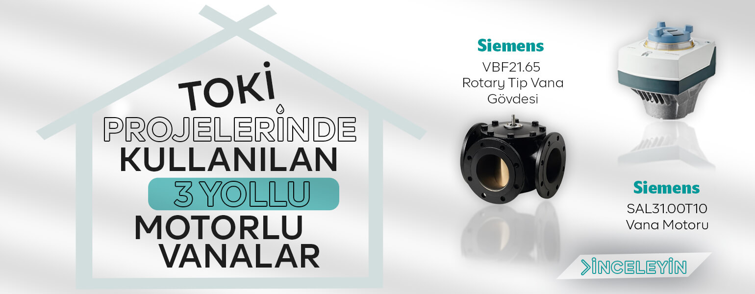 Siemens Motorlu Vanalar