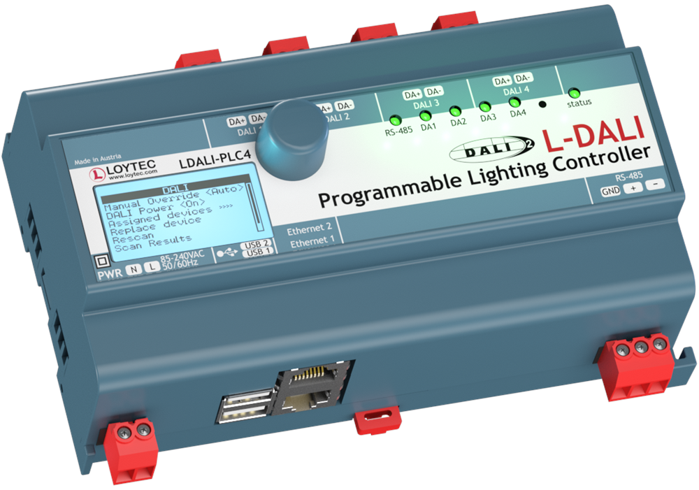 LoytecLDALI-PLC4Loytec LDALI-PLC4 Programlanabilir DALI Kontrol CihazıKontrol Cihazları