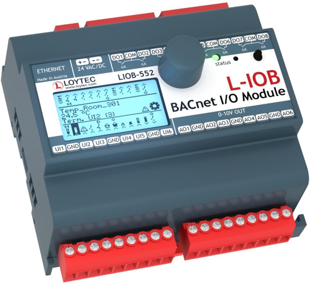 LoytecLIOB-552Loytec LIOB-552 LIOB-BIP I/O BACnet ModulI/O Modüller