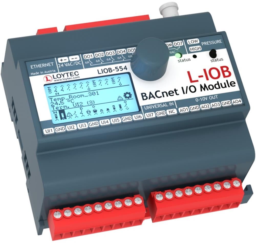 LoytecLIOB-554Loytec LIOB-554 LIOB-BIP I/O BACnet ModulI/O Modüller