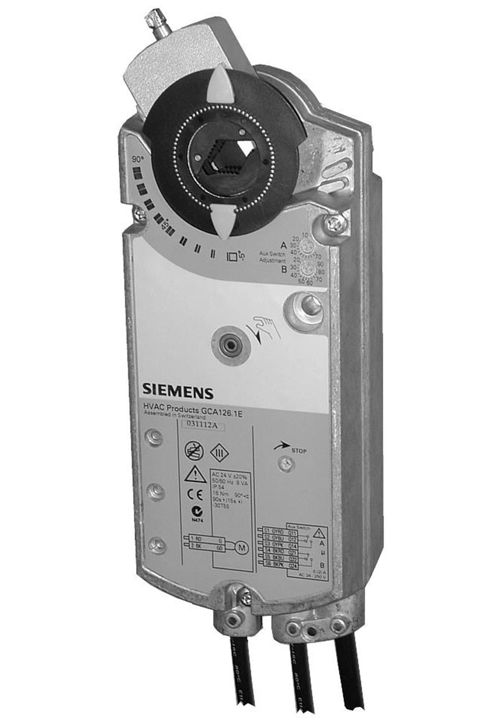SiemensGCA126.1ESiemens GCA126.1E Rotary Tip Hava Damper MotoruRotary Hava Damper Motorları