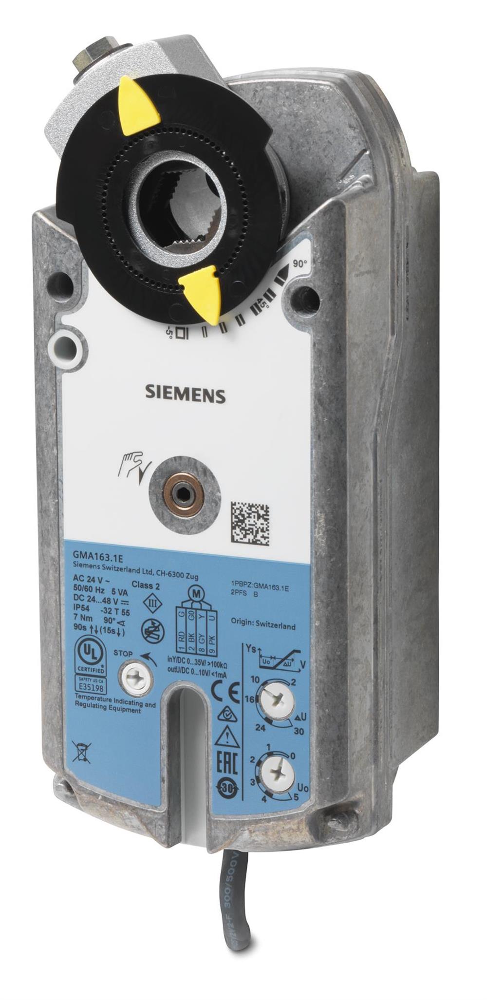 SiemensGMA163.1ESiemens GMA163.1E Rotary Tip Hava Damper MotoruRotary Hava Damper Motorları