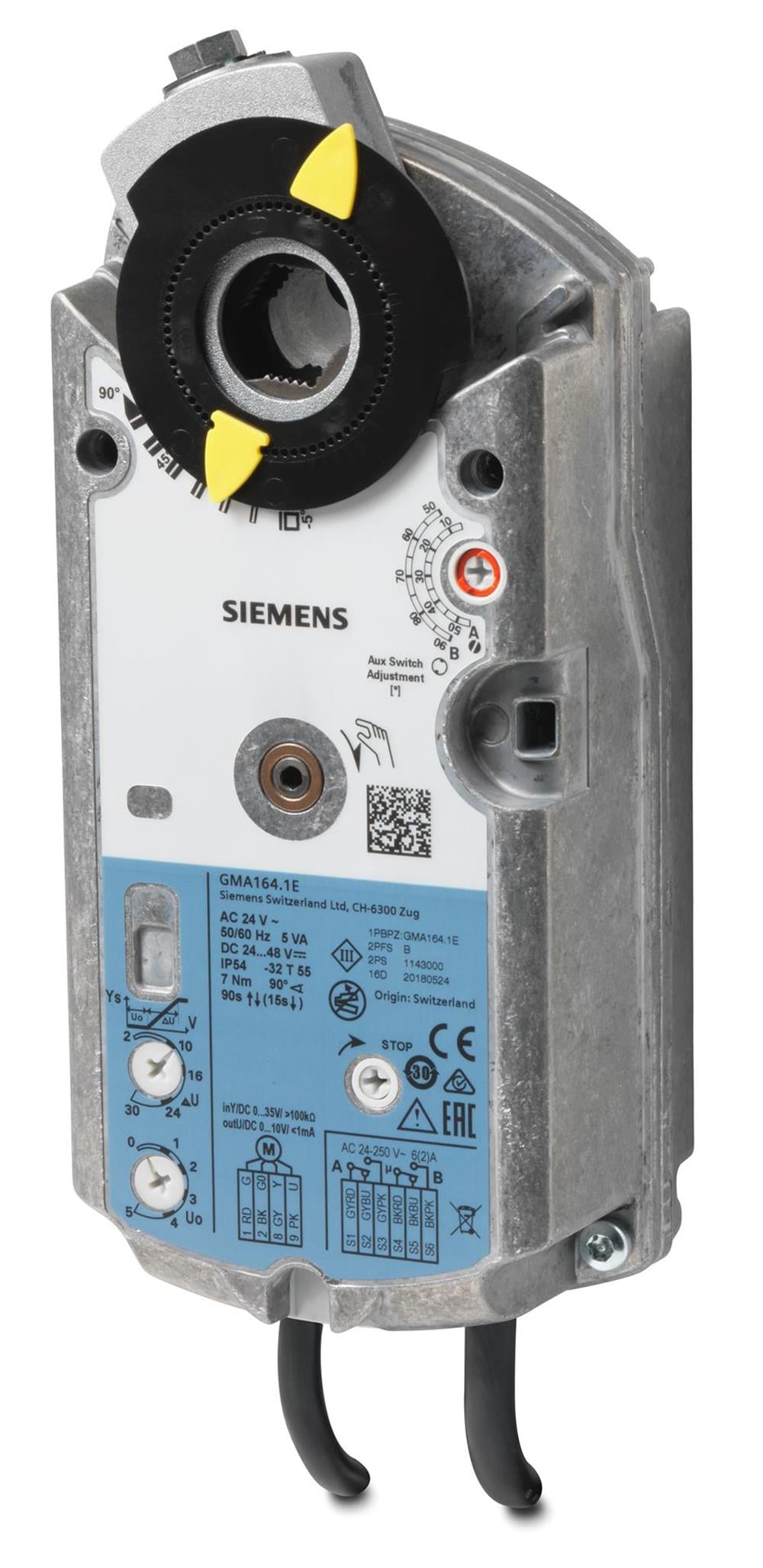 SiemensGMA164.1ESiemens GMA164.1E Rotary Tip Hava Damper MotoruRotary Hava Damper Motorları