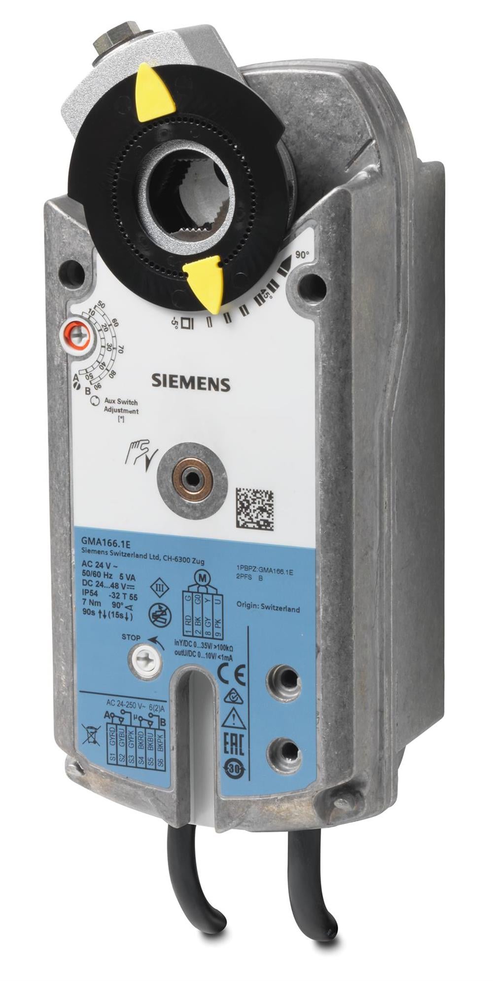 SiemensGMA166.1ESiemens GMA166.1E Rotary Tip Hava Damper MotoruRotary Hava Damper Motorları