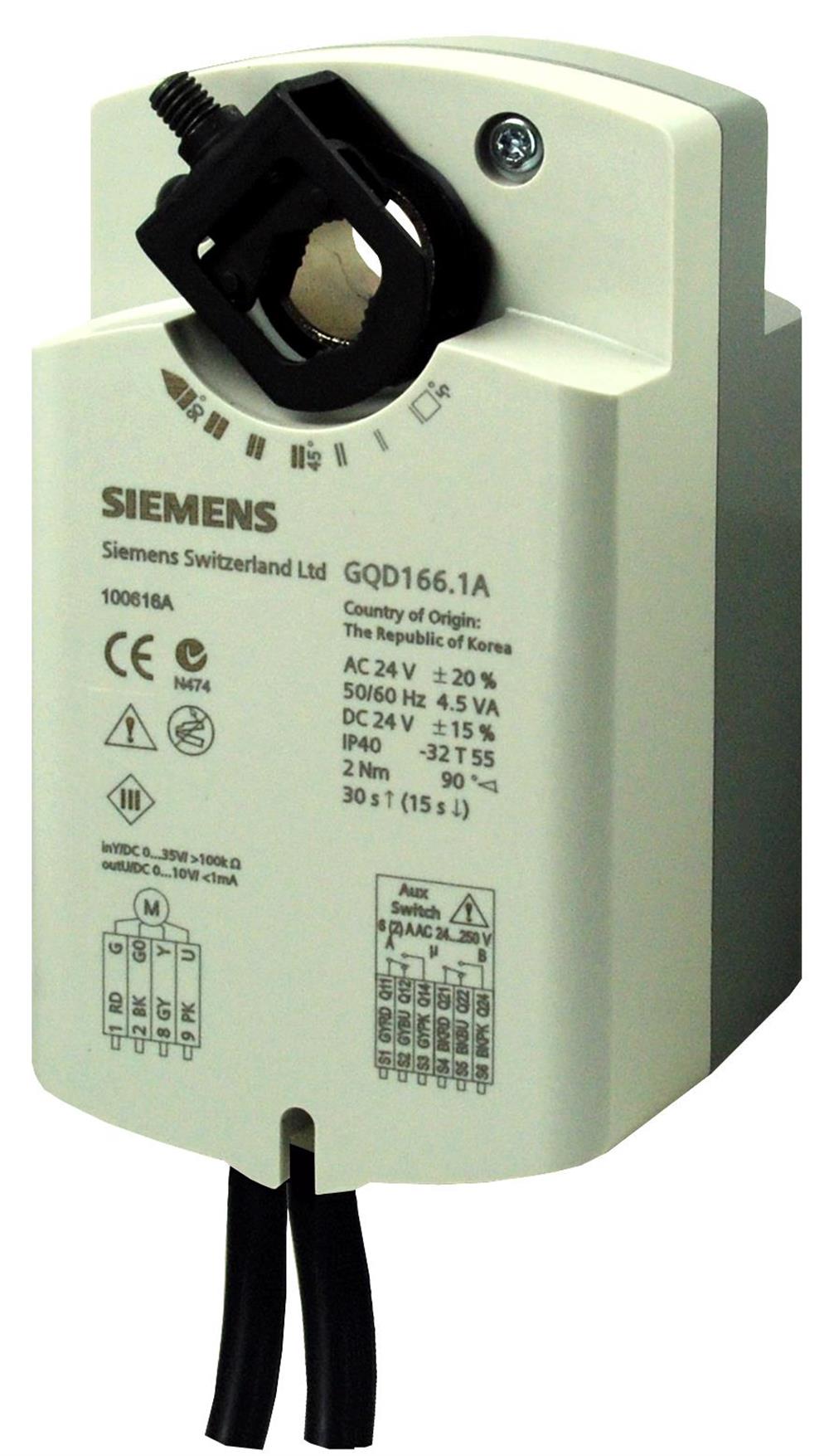 SiemensGQD326.1ASiemens GQD326.1A Rotary Tip Hava Damper MotoruRotary Hava Damper Motorları