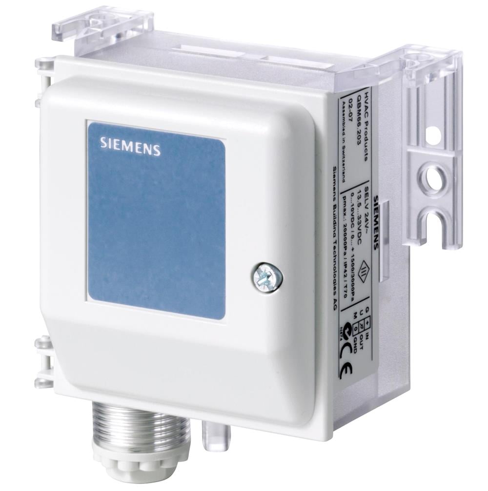 SiemensQBM2030-1USiemens QBM2030-1U Fark Basınç Sensörü (Hava)Fark Basınç Sensörleri