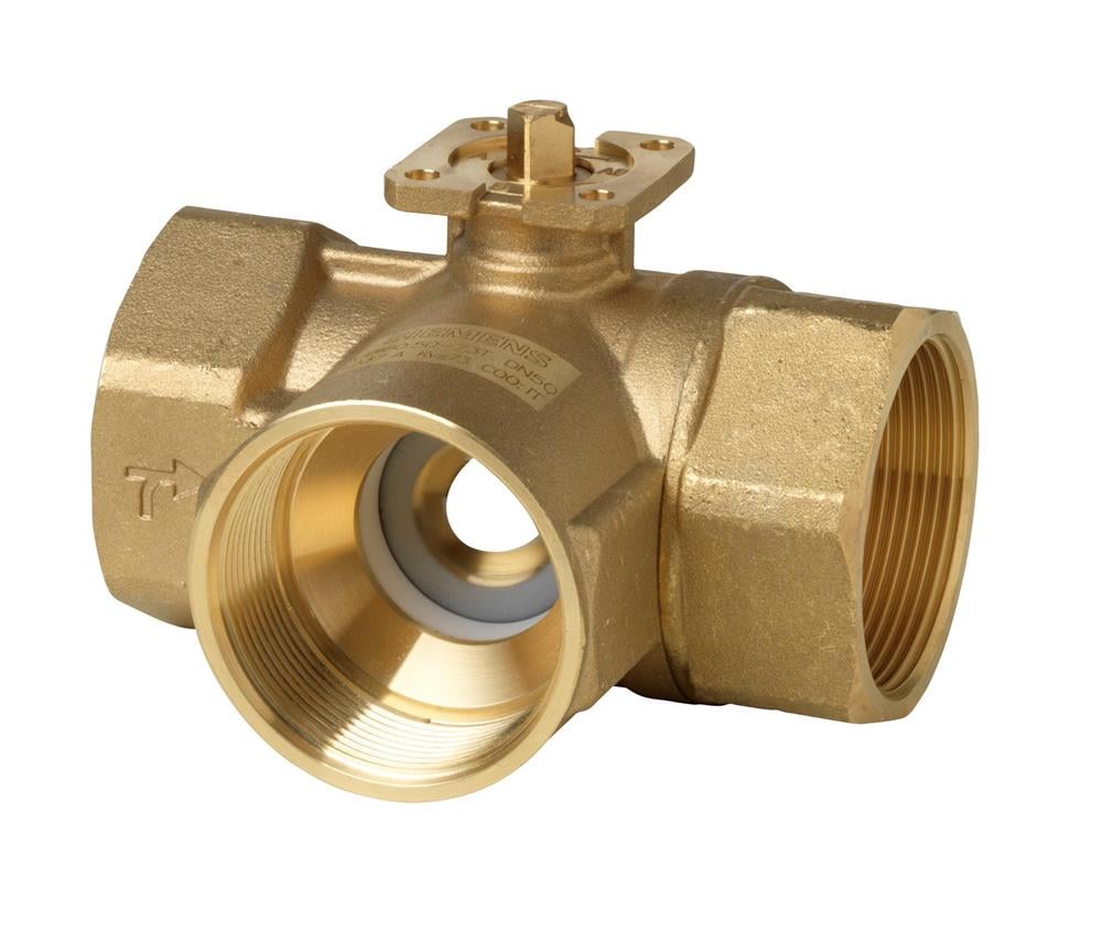SiemensVBI60.50-73TSiemens VBI60.50-73T 3 Yollu Küresel Tip İç Dişli Vana Gövdesi, DN50 (2
