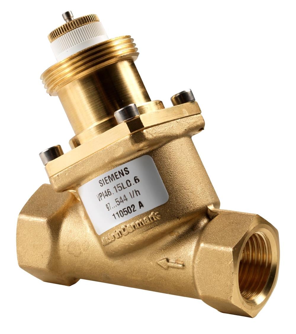 SiemensVPI46.25F1.8Siemens VPI46.25F1.8 Kombine Dinamik Balans Vanası (PICV) İç Dişli Tip, DN25 (1