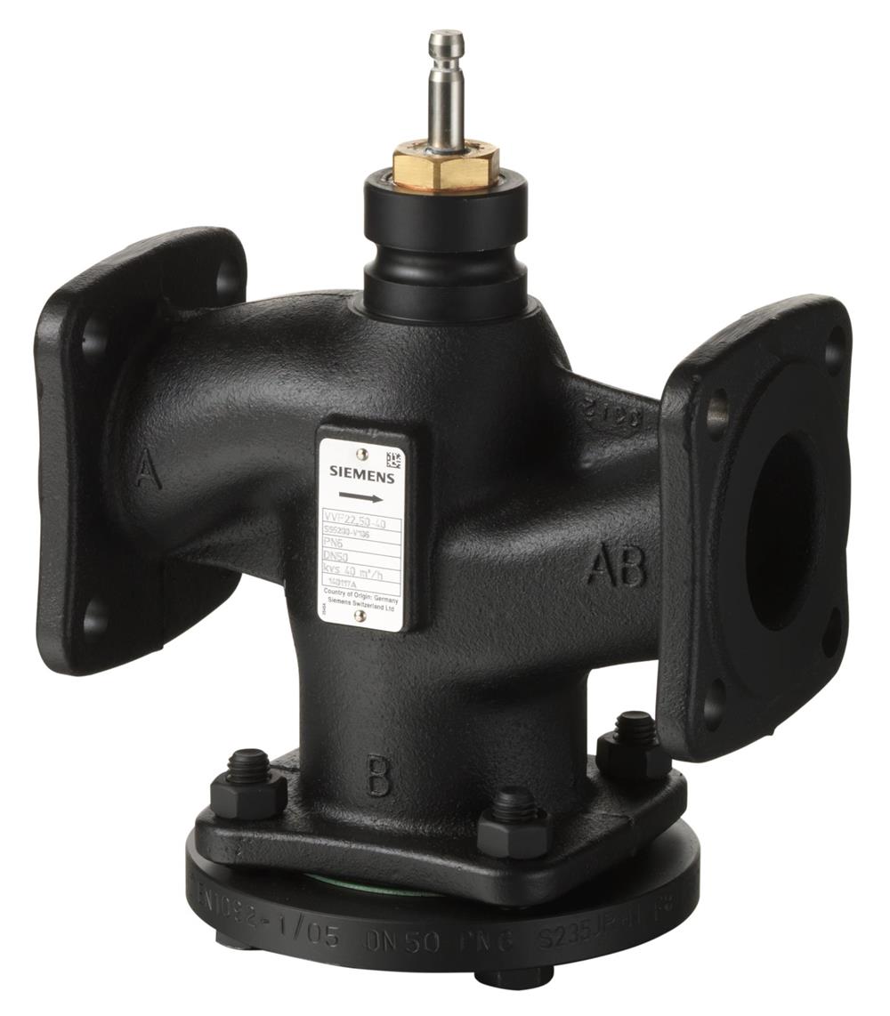SiemensVVF22.25-10Siemens VVF22.25-10 2 Yollu Lineer Tip Flanşlı Vana Gövdesi, DN25 (1