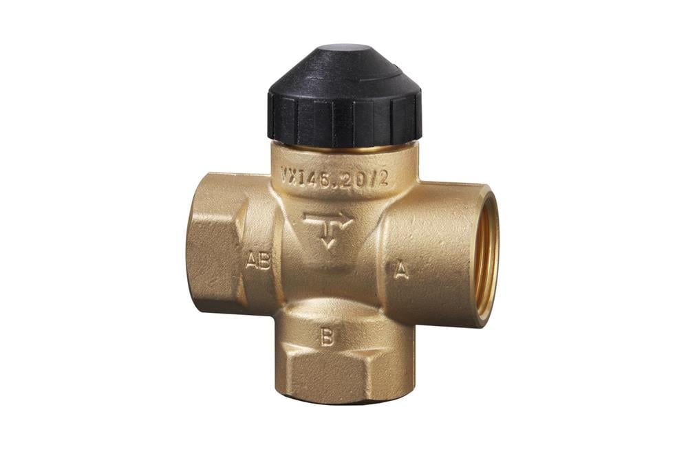 SiemensVXI46.15/2Siemens VXI46.15/2 3 Yollu İç Dişli Zone Vanası, DN15 (1/2